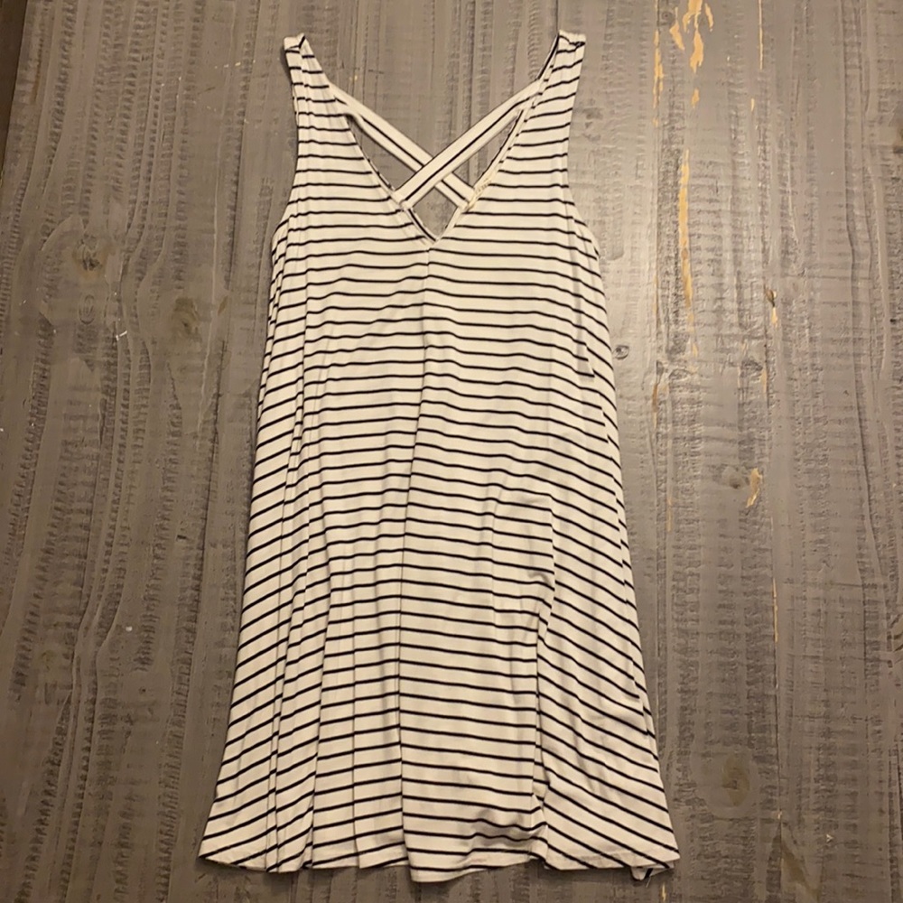 Super soft striped casual dress